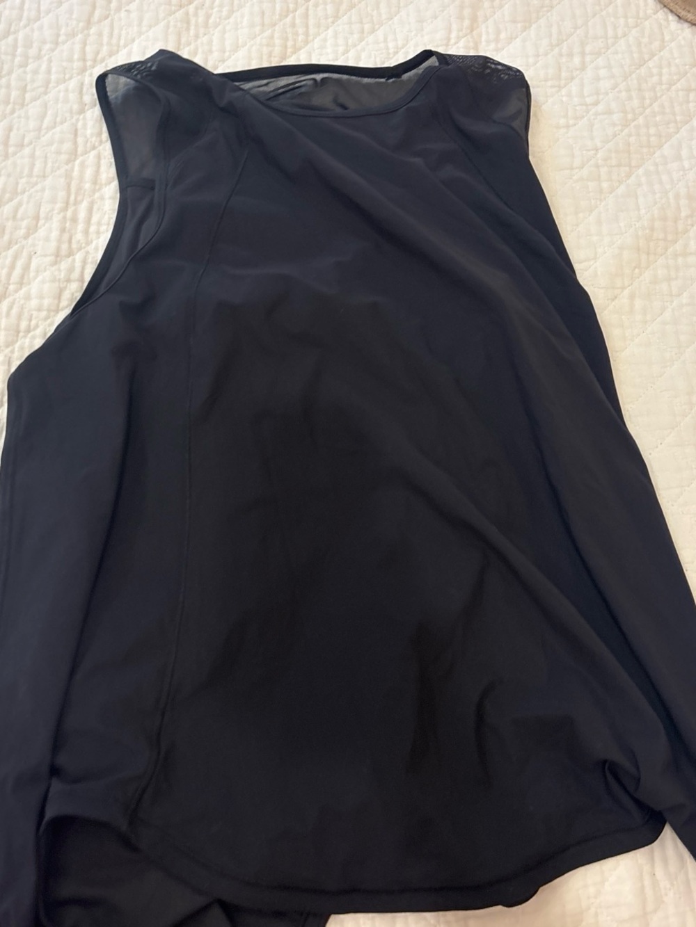 lululemon athletica Black Performance Tank Top